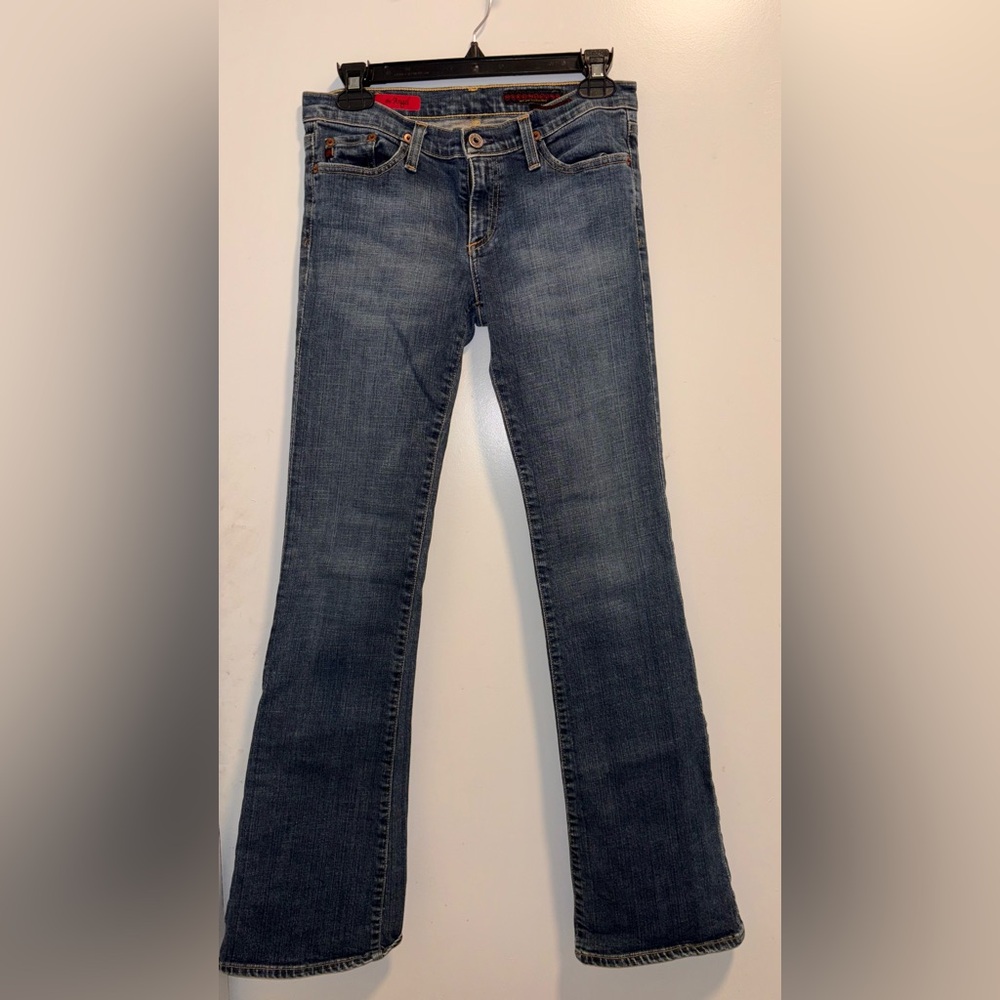 AG Adriano Goldschmied The Angel Bootcut Jeans 27R Made in USA Y2K Denim